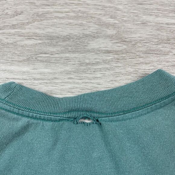 Vintage Shirt Mens Large Green San Francisco California 90s Single Stitch - Picture 6 of 10